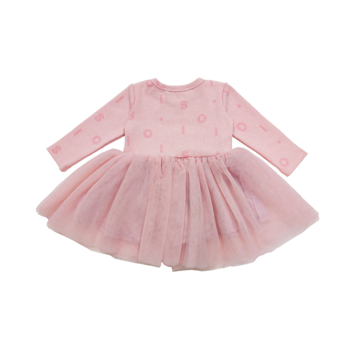 Ribbed Long Sleeve Tutu - Pink (PRE ORDER)