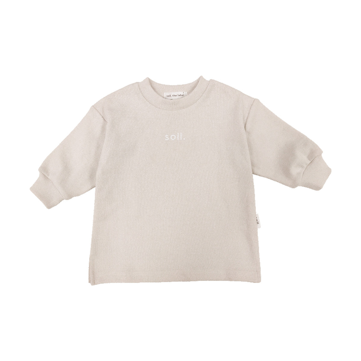 Kids Cotton Long Sleeve -
Beige (PREORDER)