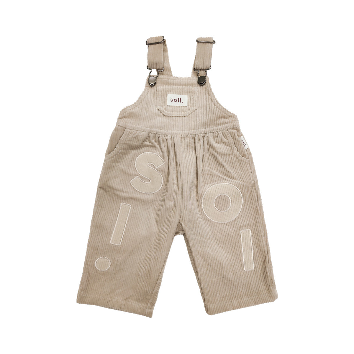 Corduroy soll Overalls - Beige (PRE ORDER)